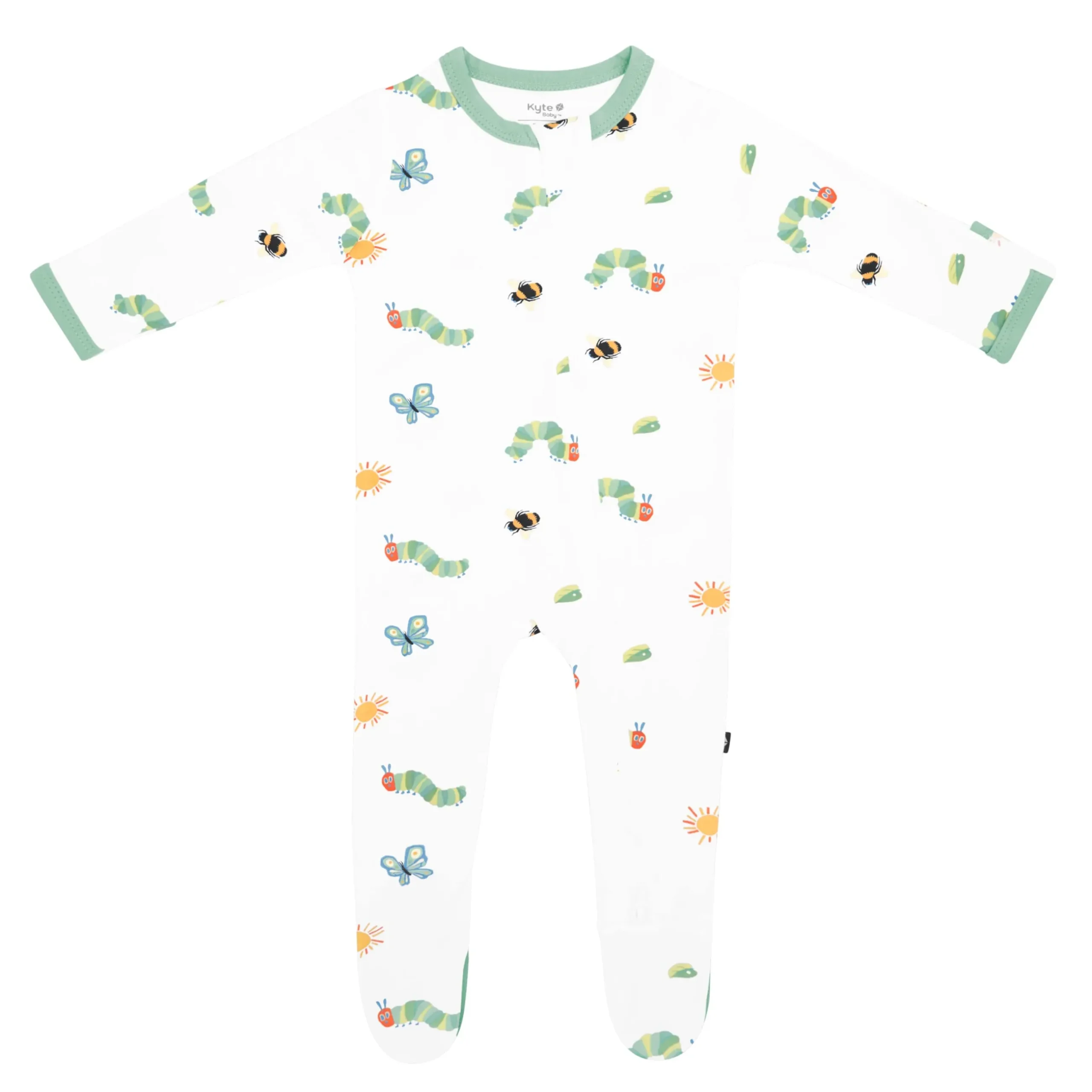 New Kyte Baby Zippered Footie in The Very Hungry Caterpillar™ and Friends
