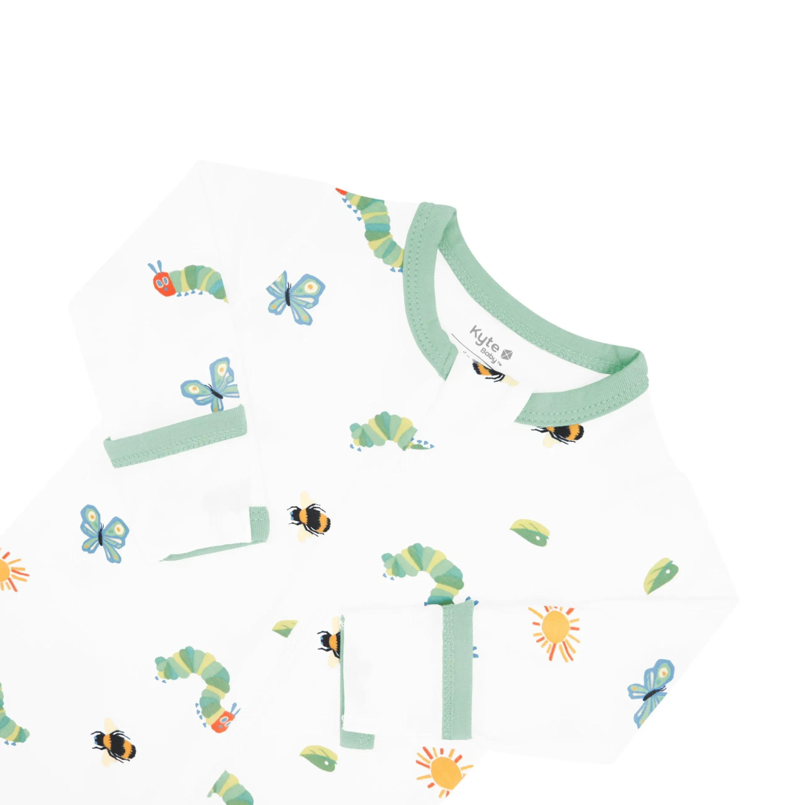 New Kyte Baby Zippered Footie in The Very Hungry Caterpillar™ and Friends