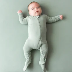 Kyte Baby Zippered Footie in Thyme