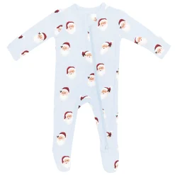Discount Kyte Baby Zippered Footie in Vintage Santa