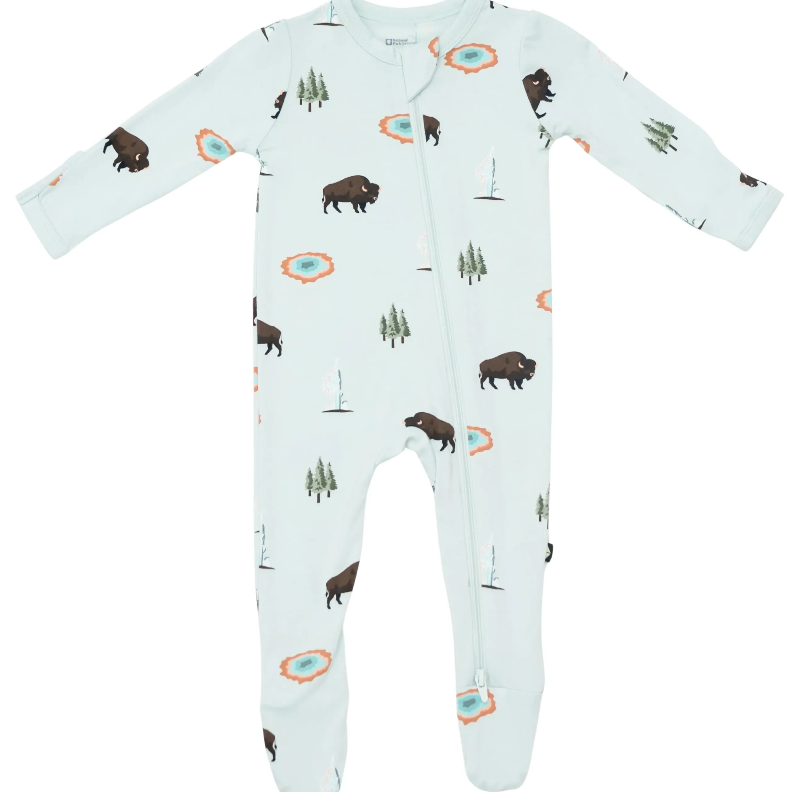 Online Kyte Baby Zippered Footie in Yellowstone