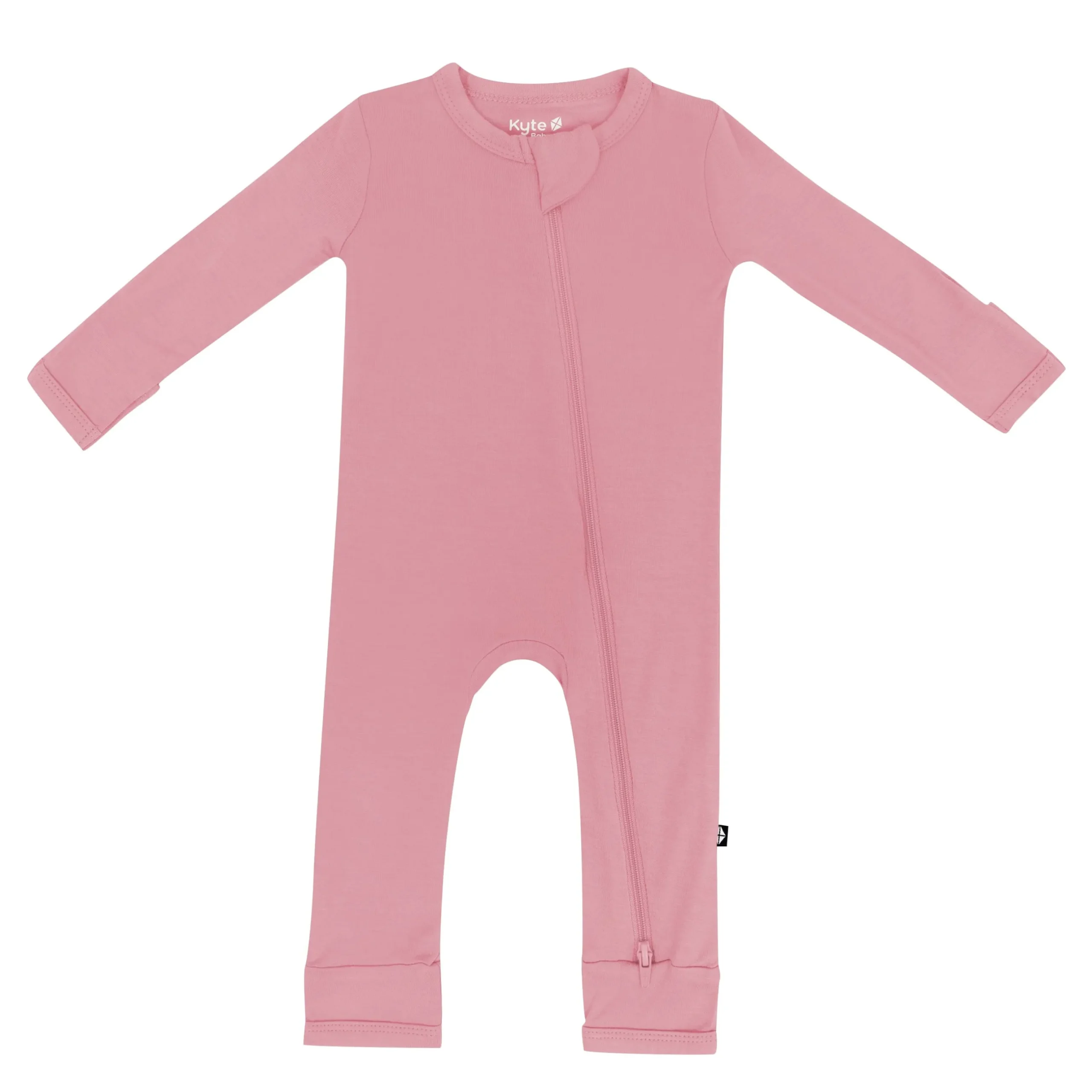 Kyte Baby Zippered Romper in Apple Blossom
