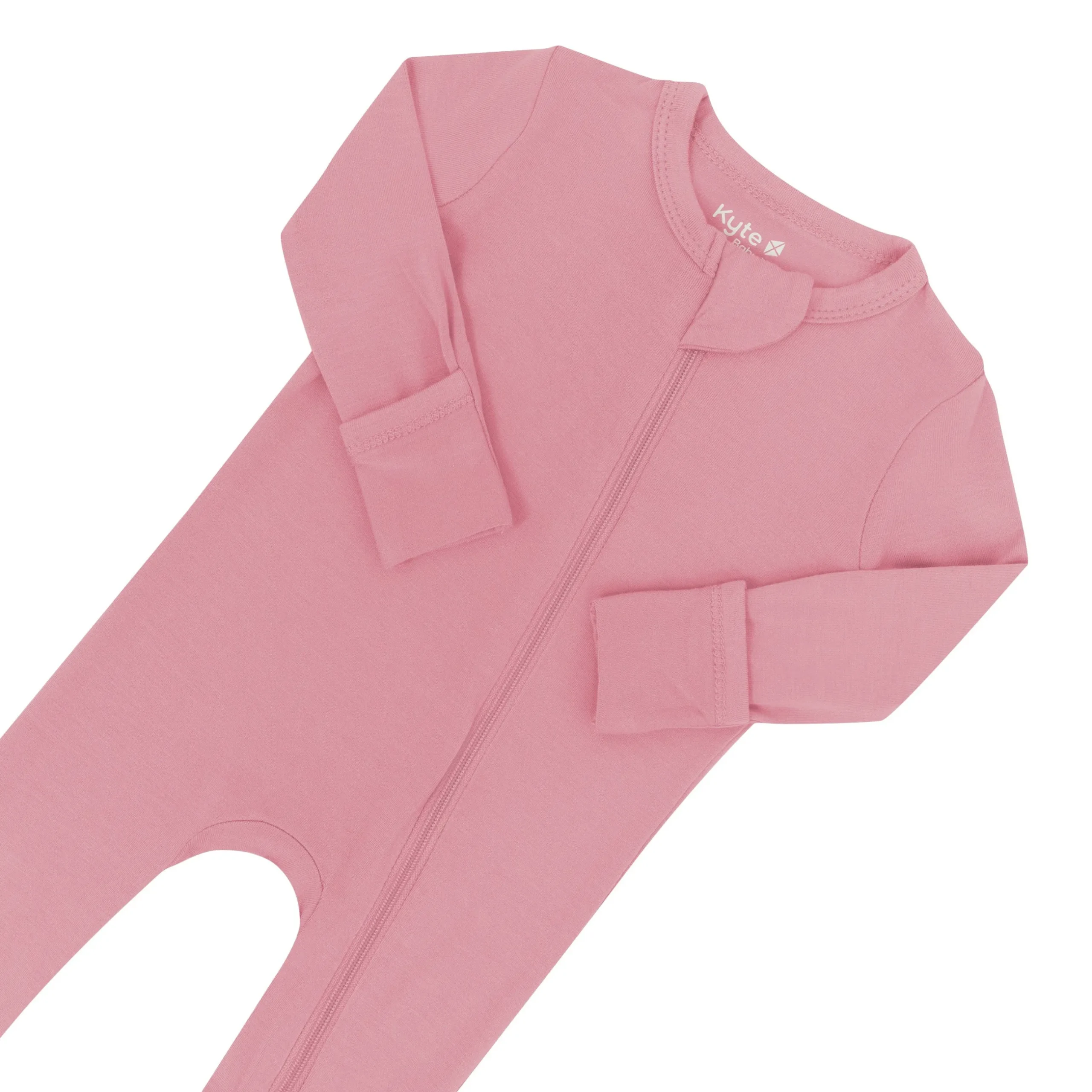 Kyte Baby Zippered Romper in Apple Blossom