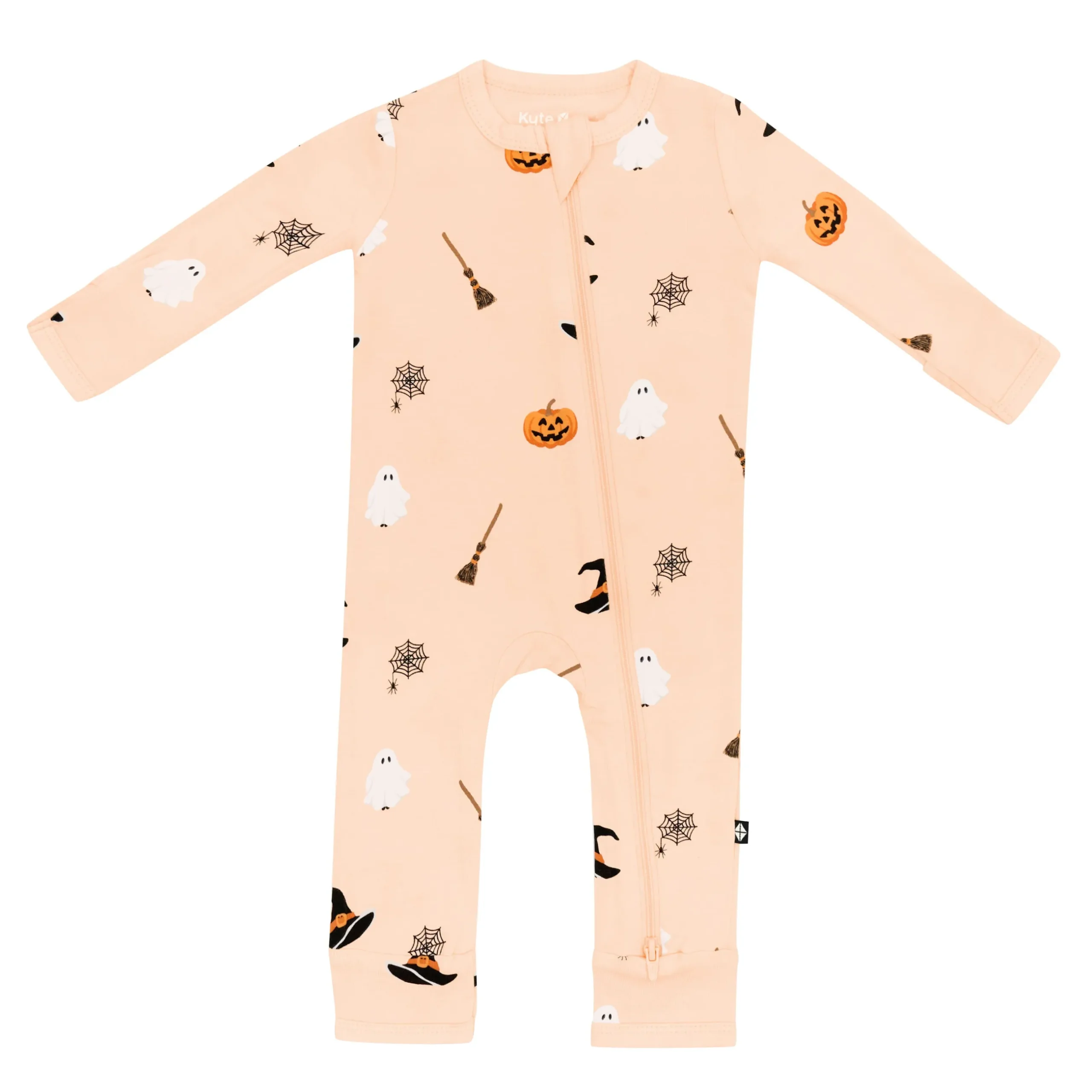 Outlet Kyte Baby Zippered Romper in Bewitched