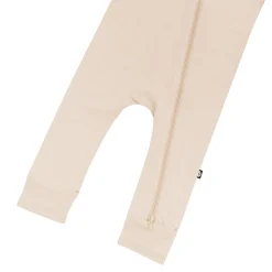 Outlet Kyte Baby Zippered Romper in Bisque