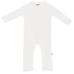 Outlet Kyte Baby Zippered Romper in Cloud