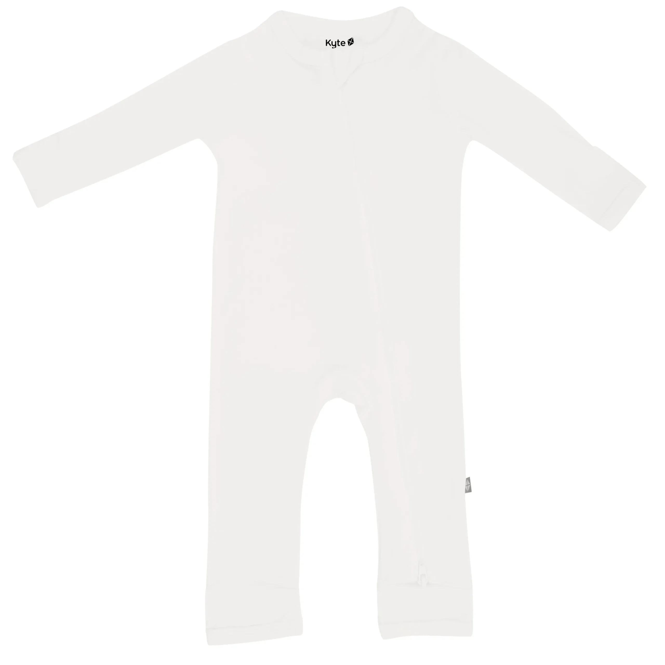 Outlet Kyte Baby Zippered Romper in Cloud