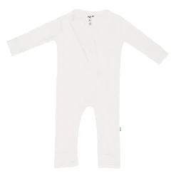 Outlet Kyte Baby Zippered Romper in Cloud