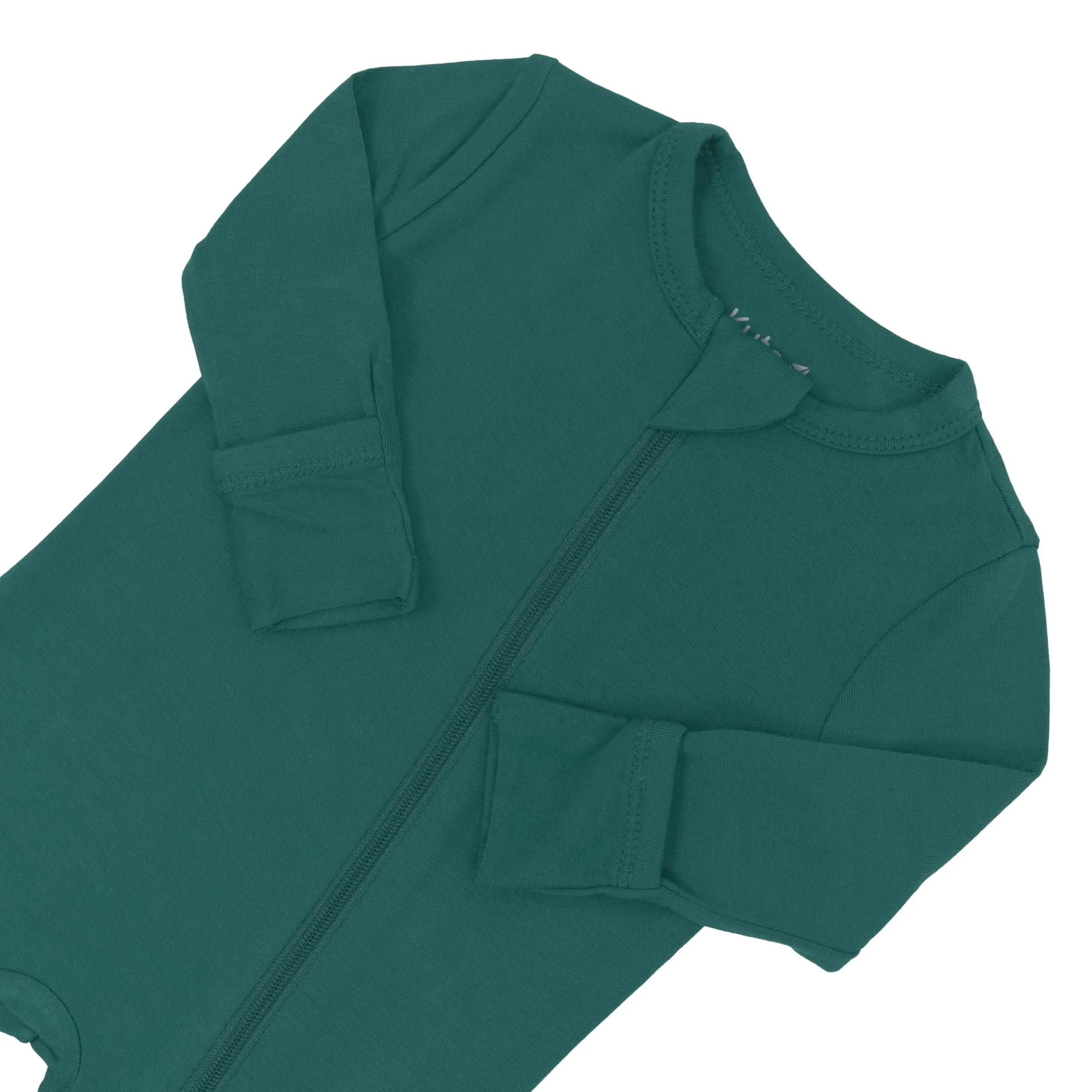 Kyte Baby Zippered Romper in Emerald