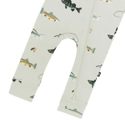 Kyte Baby Zippered Romper in Fishing