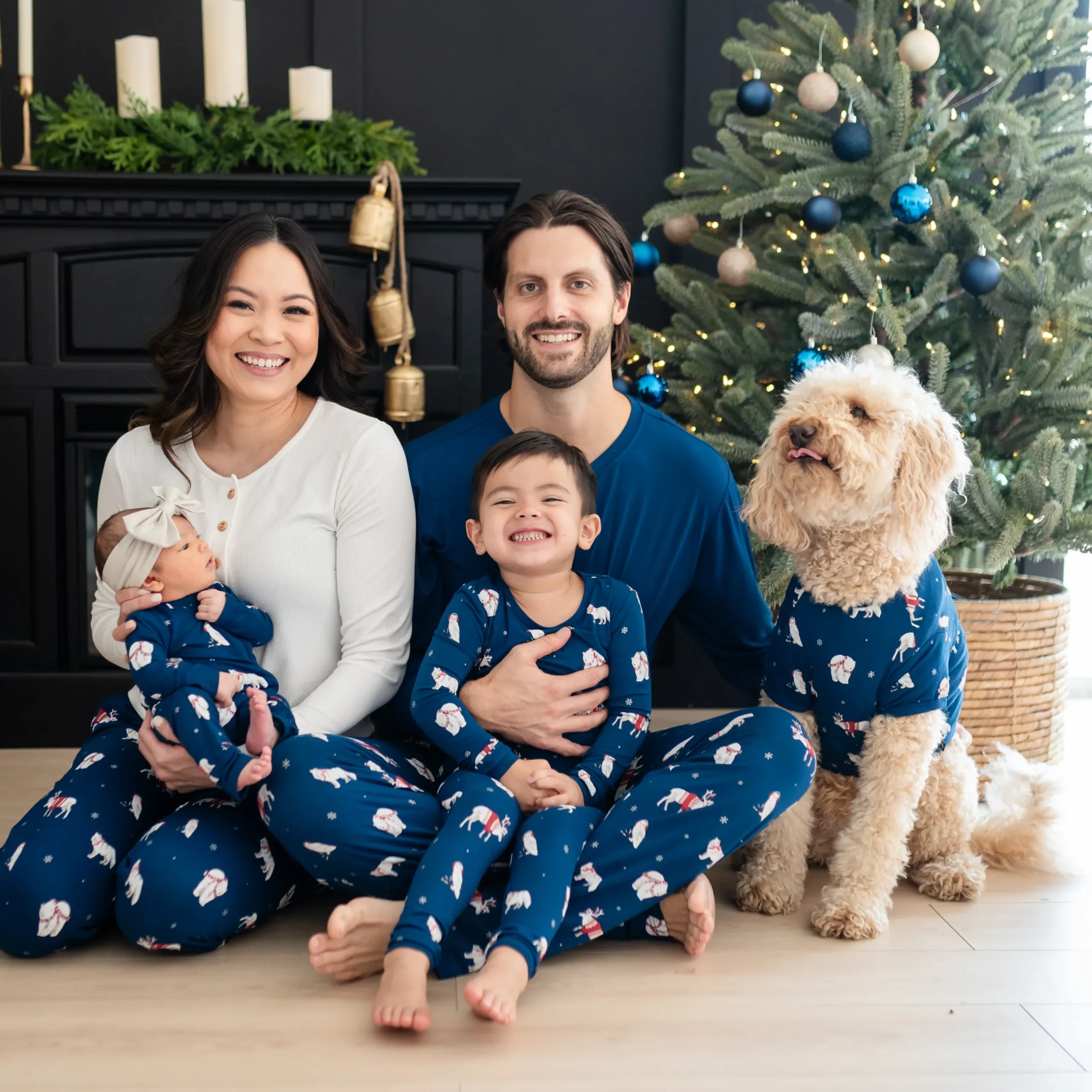 Clearance Kyte Baby Zippered Romper in Frosty Friends