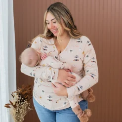 Hot Kyte Baby Zippered Romper in Gilmore Girls