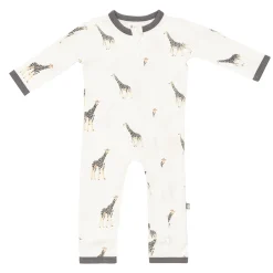 Best Kyte Baby Zippered Romper in Giraffe
