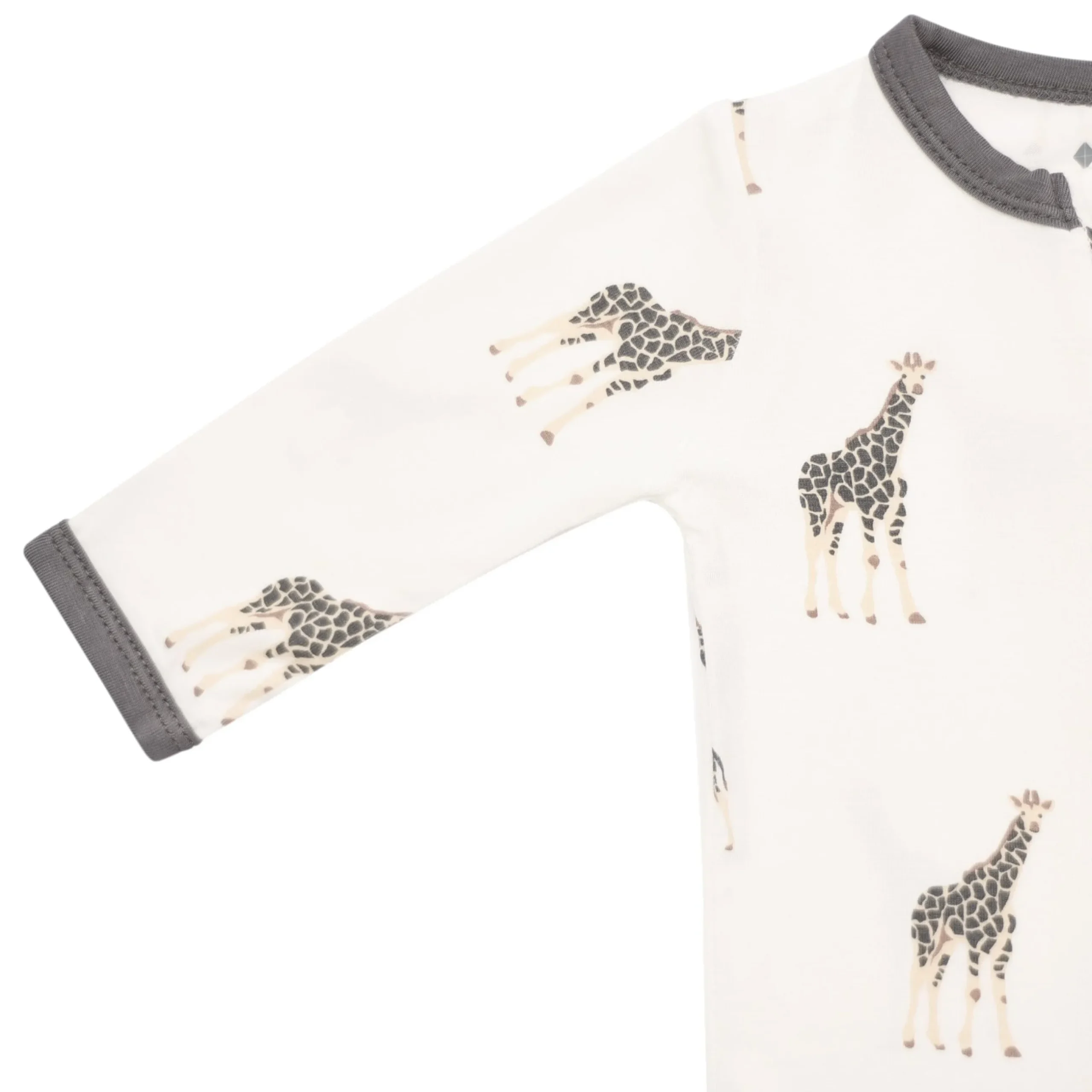 Best Kyte Baby Zippered Romper in Giraffe