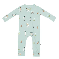 Sale Kyte Baby Zippered Romper in Golf