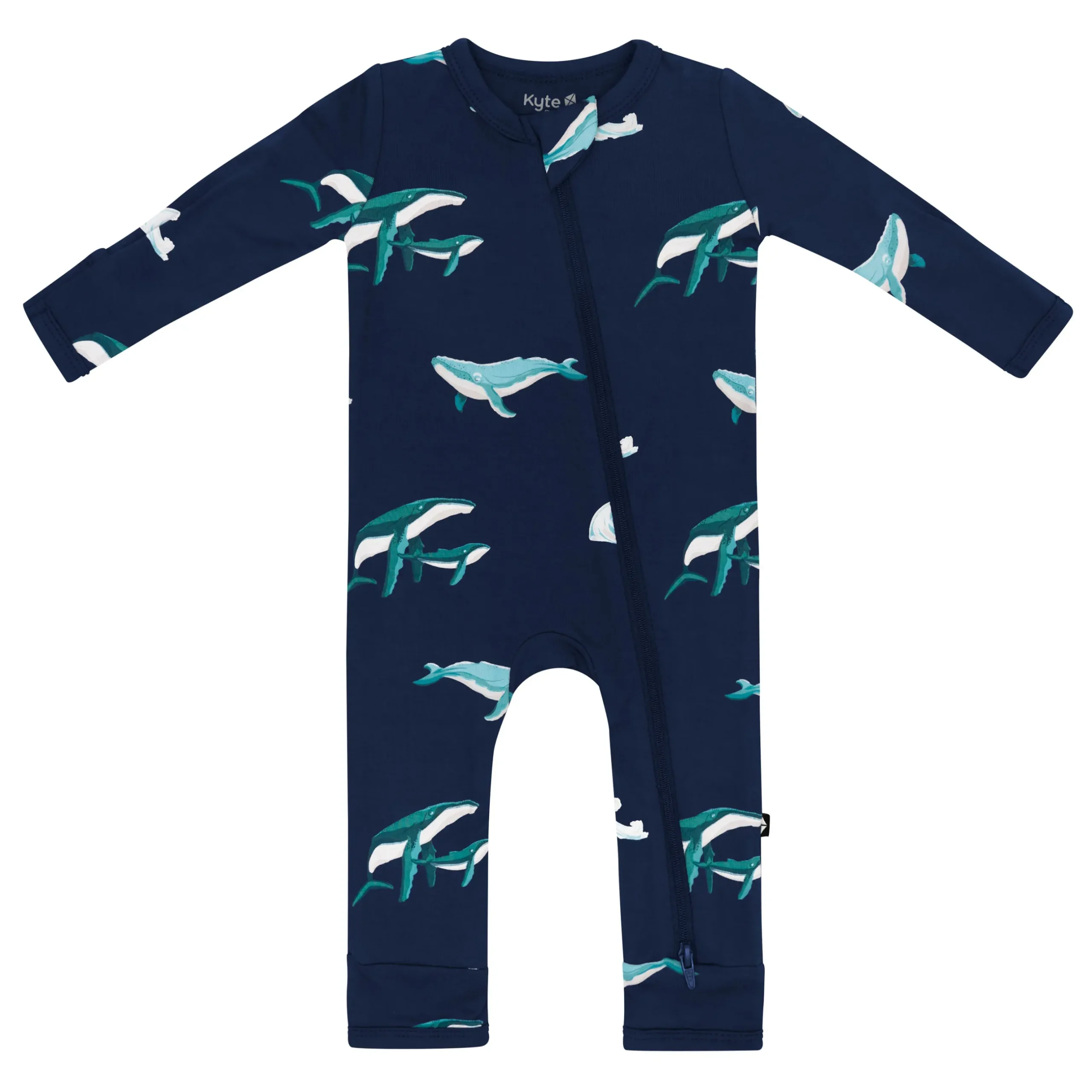 Discount Kyte Baby Zippered Romper in Humpback