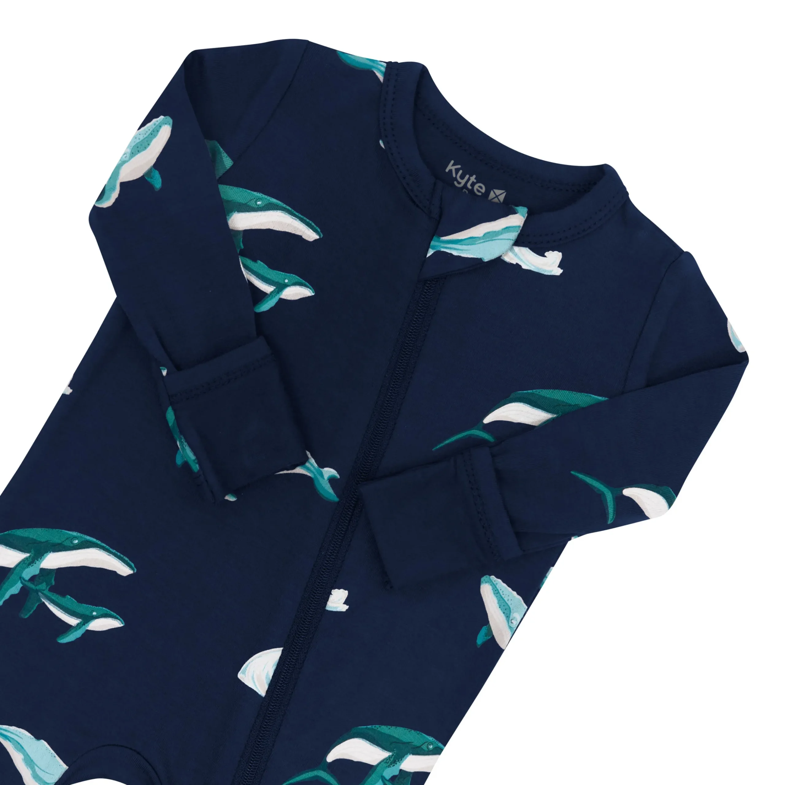 Discount Kyte Baby Zippered Romper in Humpback