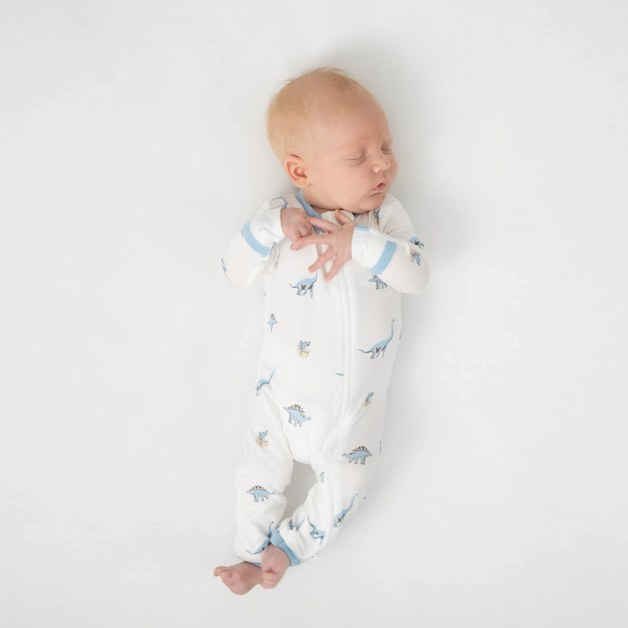 Outlet Kyte Baby Zippered Romper in Jurassic