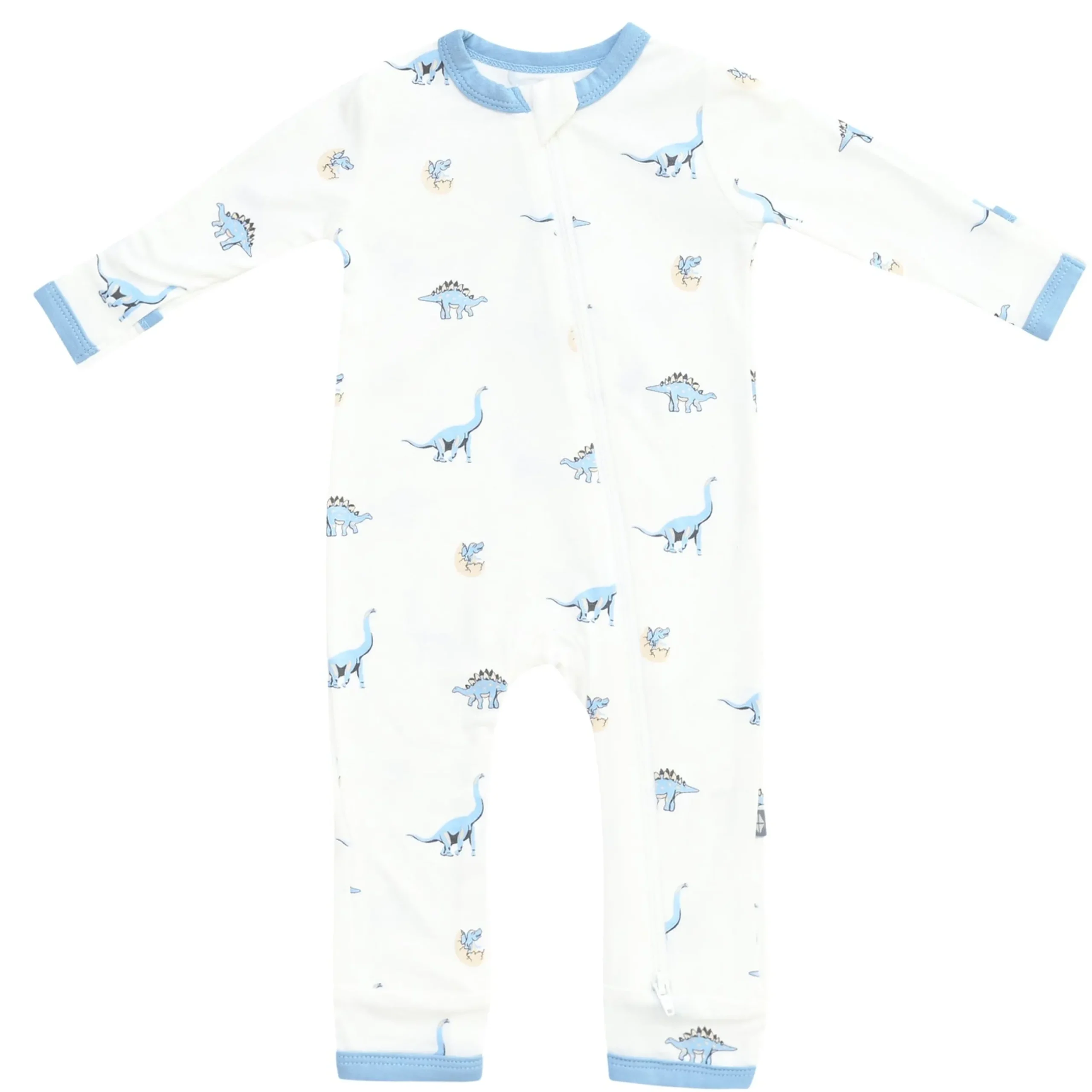 Outlet Kyte Baby Zippered Romper in Jurassic