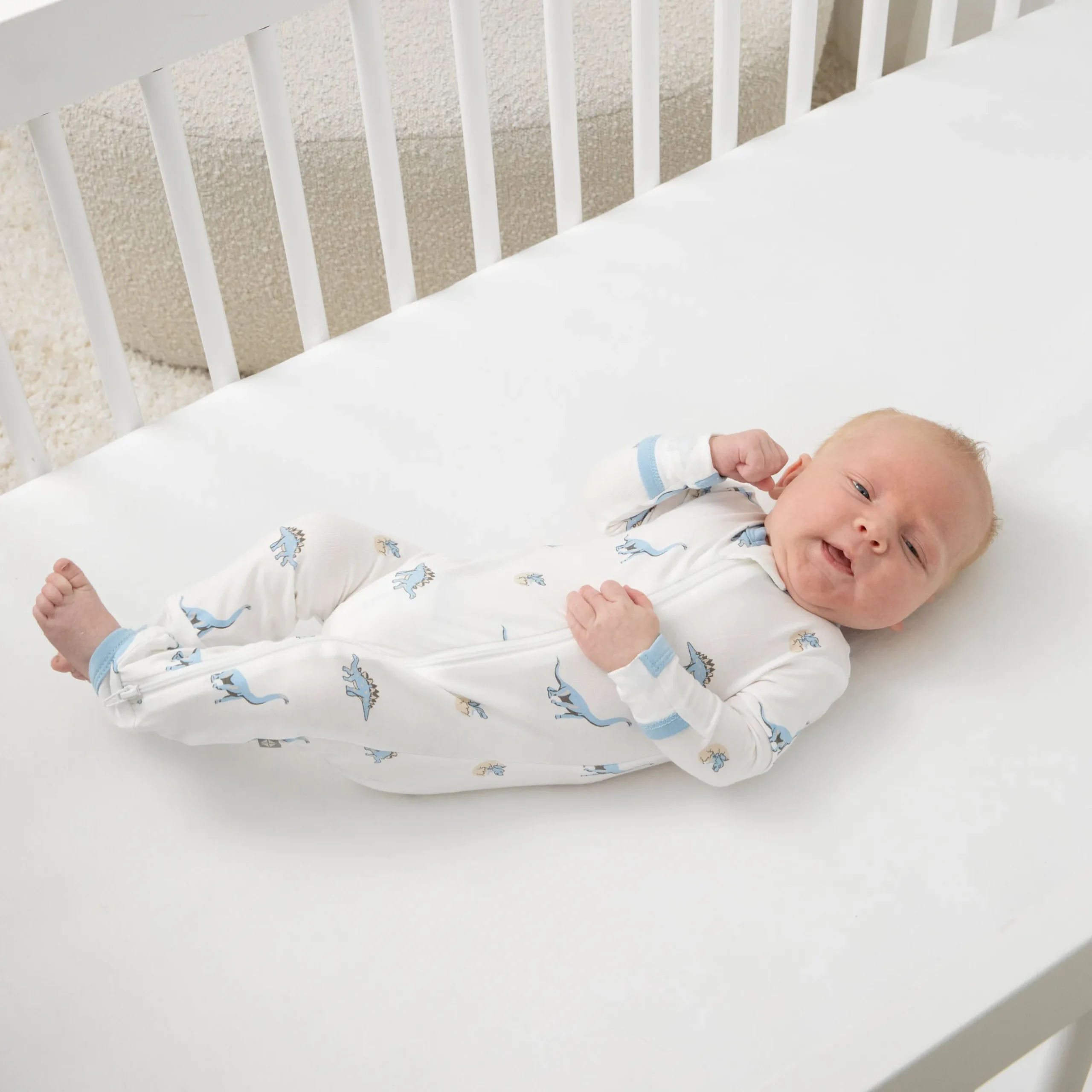 Outlet Kyte Baby Zippered Romper in Jurassic