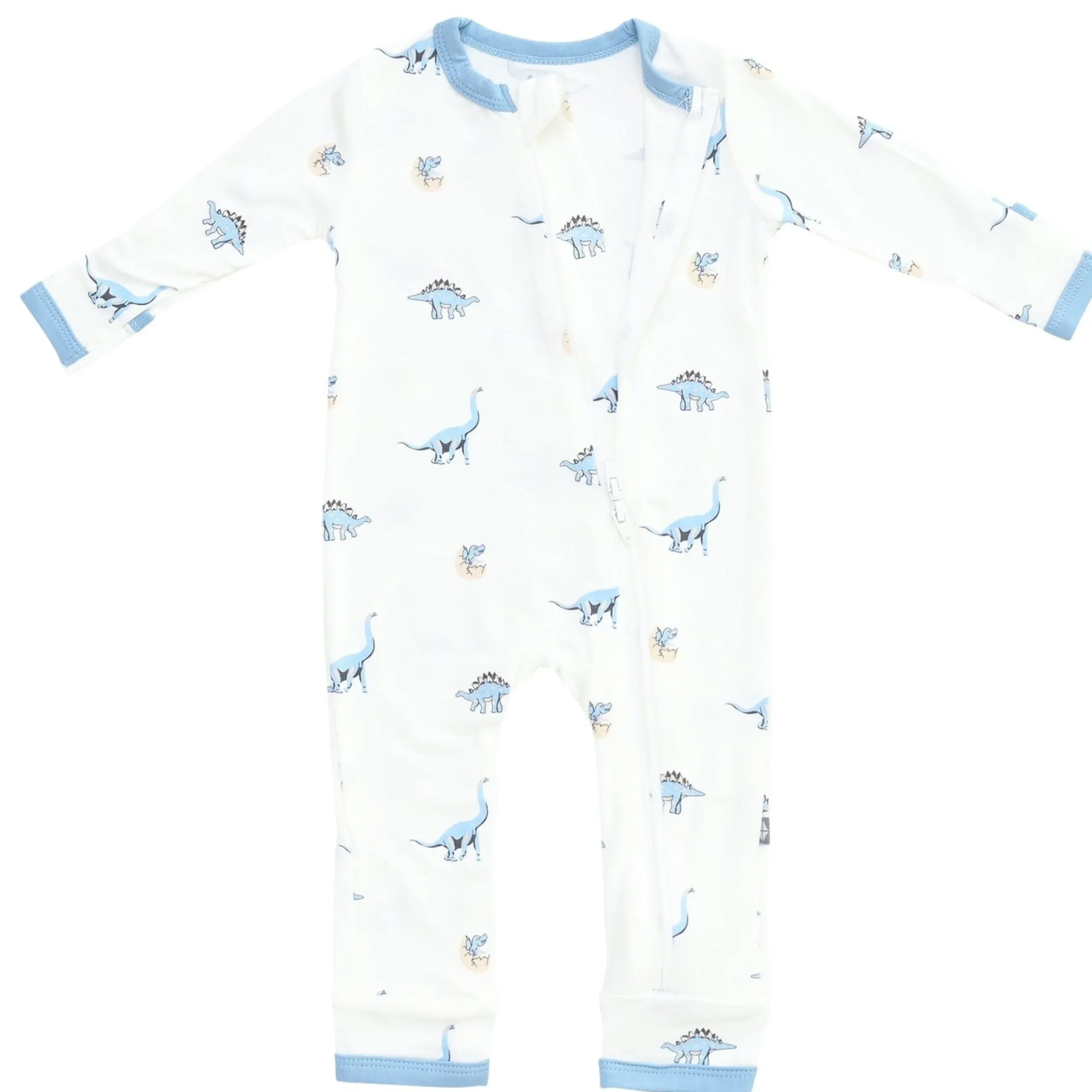 Outlet Kyte Baby Zippered Romper in Jurassic