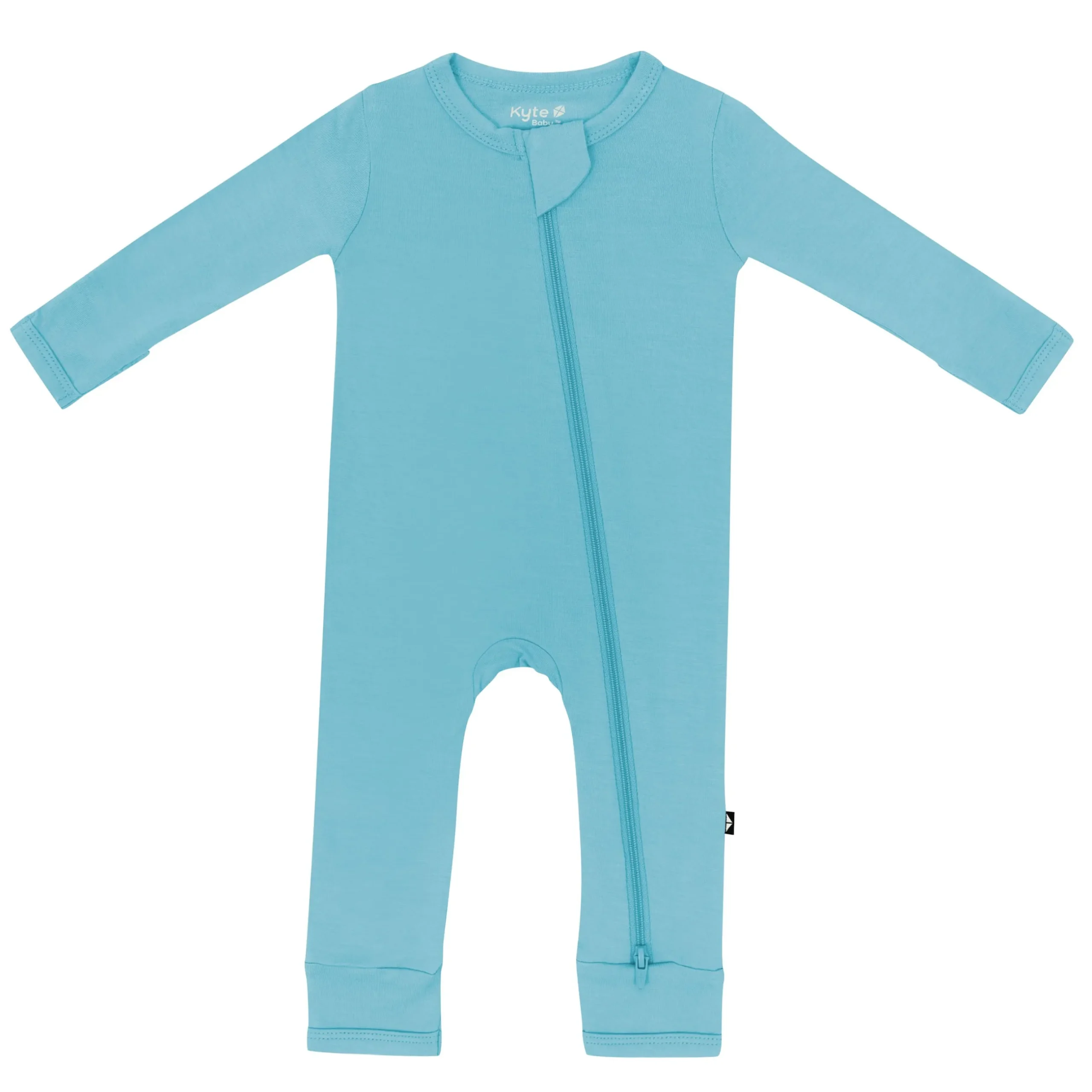 Sale Kyte Baby Zippered Romper in Makai