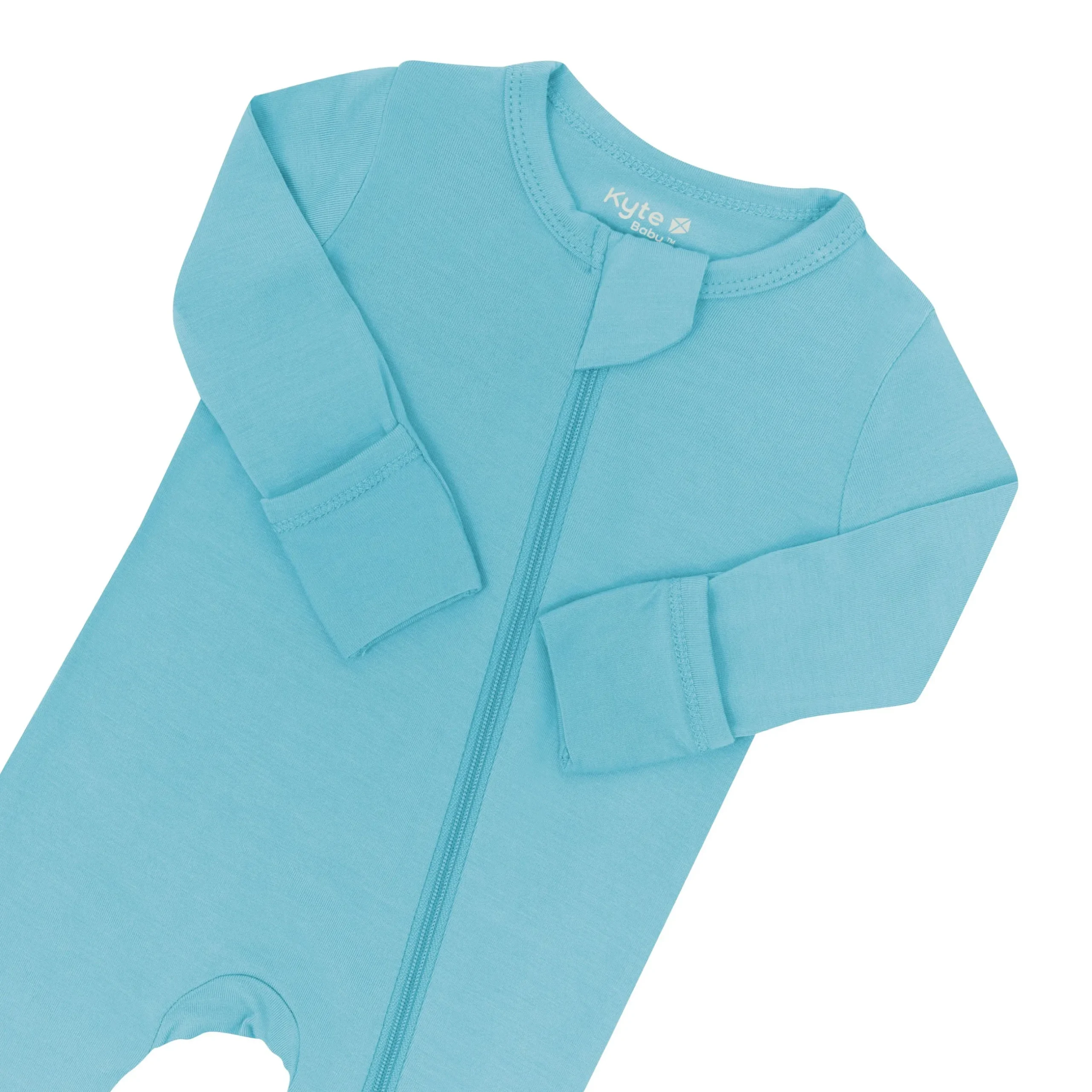 Sale Kyte Baby Zippered Romper in Makai