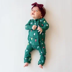 Discount Kyte Baby Zippered Romper in Merry and Bright