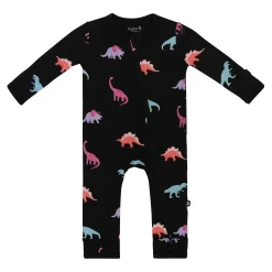 Kyte Baby Zippered Romper in Midnight Roar