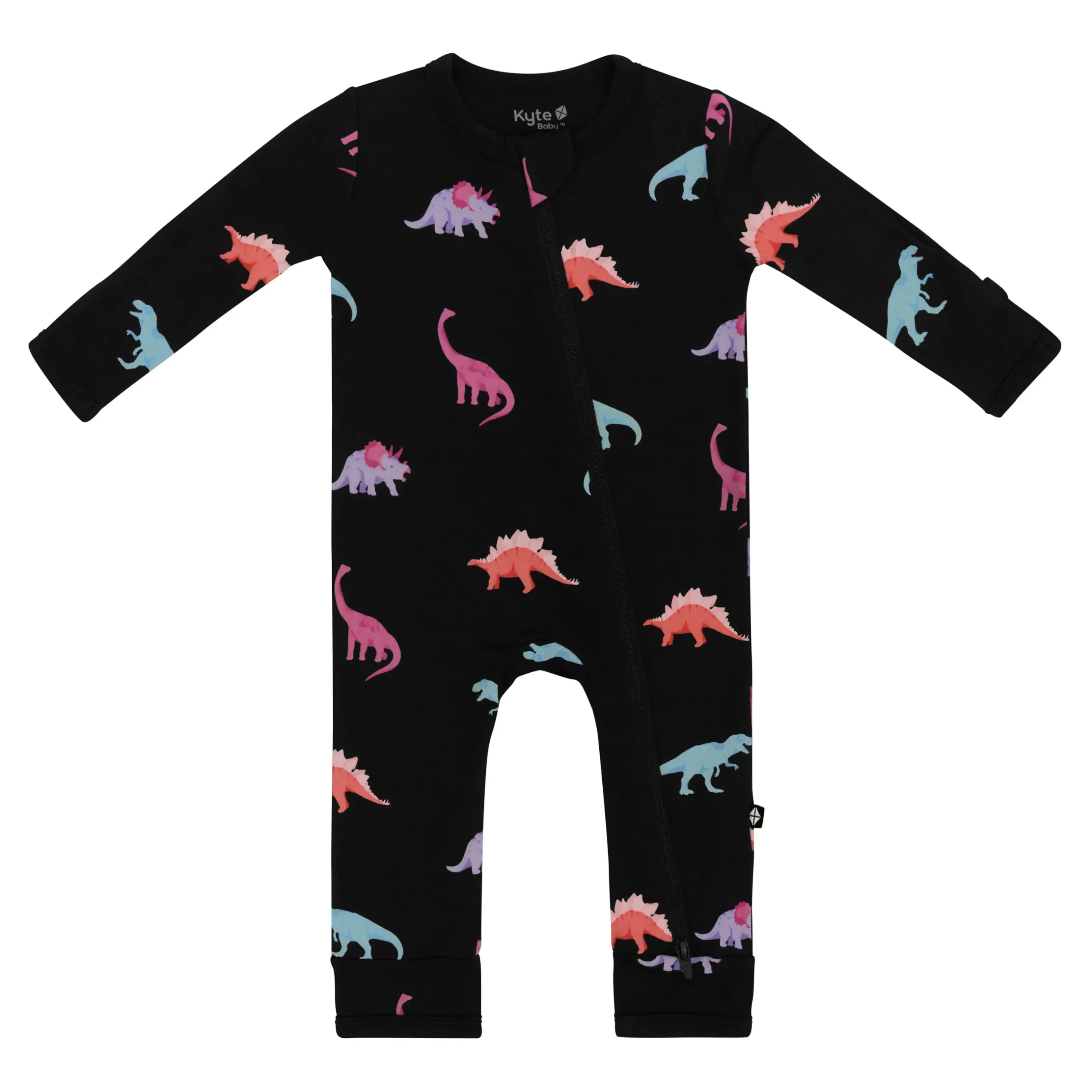 Kyte Baby Zippered Romper in Midnight Roar