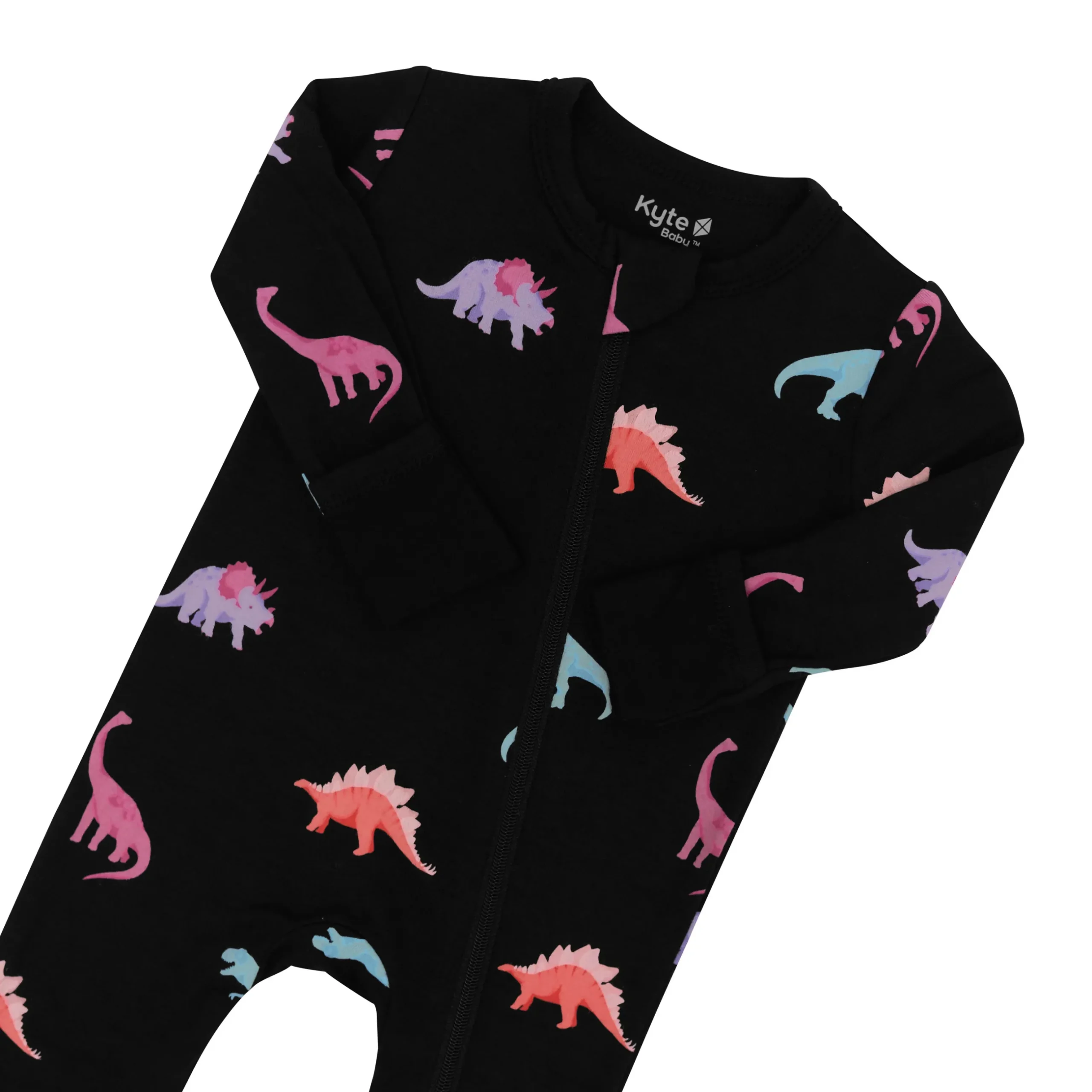 Kyte Baby Zippered Romper in Midnight Roar