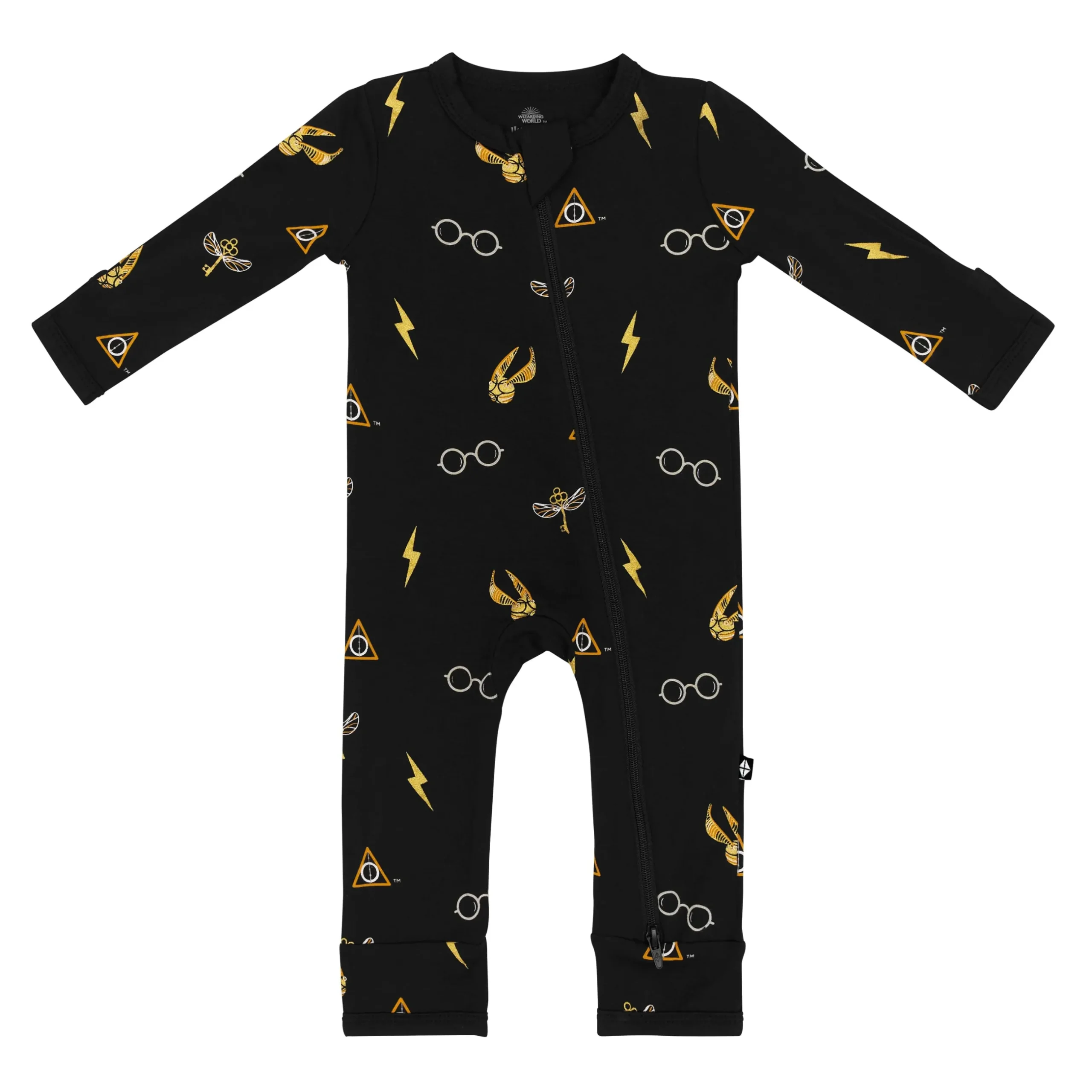 Clearance Kyte Baby Zippered Romper in Midnight Icon