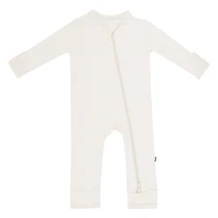 Kyte Baby Zippered Romper in Oat