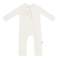 Kyte Baby Zippered Romper in Oat