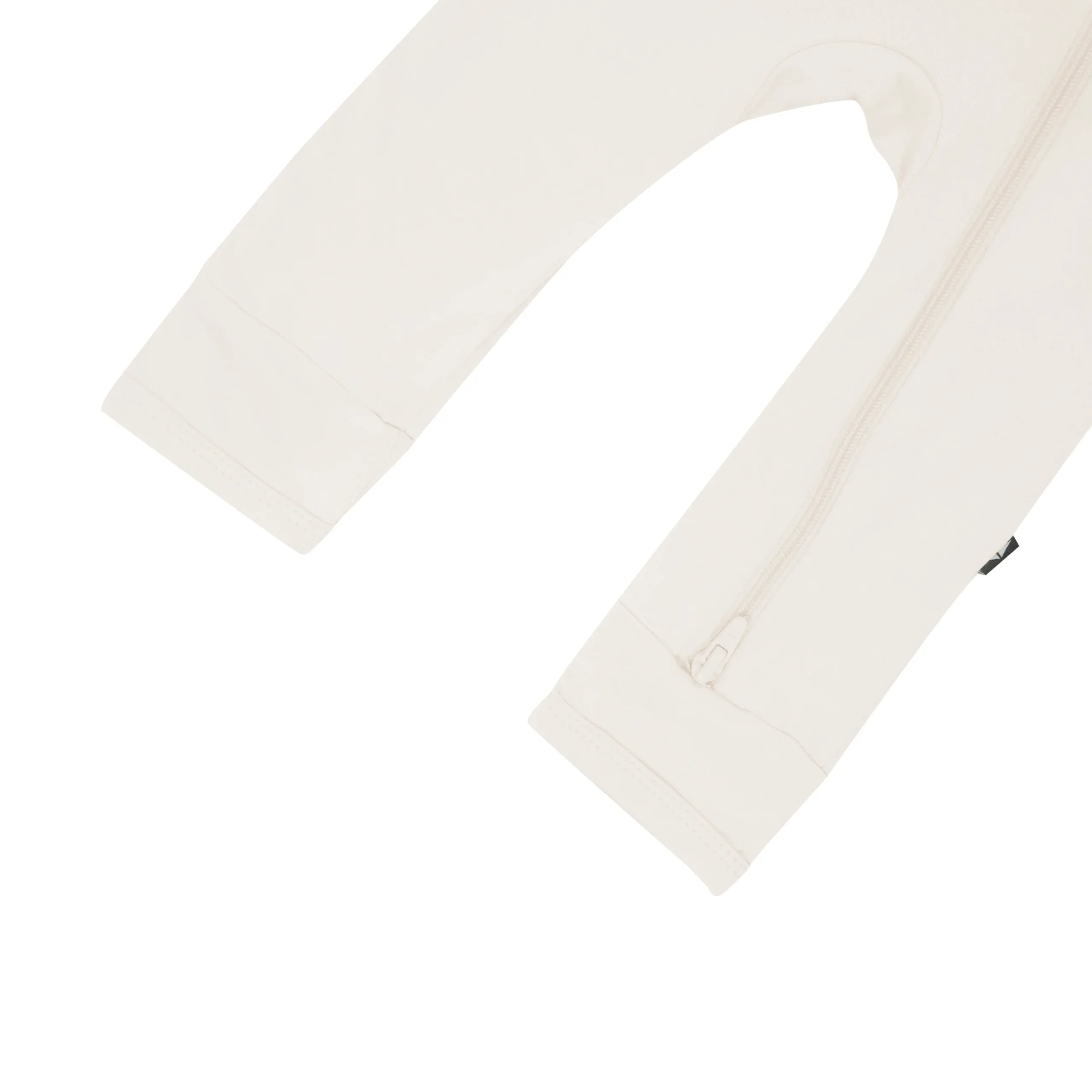 Kyte Baby Zippered Romper in Oat