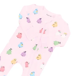 New Kyte Baby Zippered Romper in Pastel Ghost
