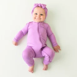 Outlet Kyte Baby Zippered Romper in Poi