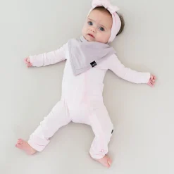 Hot Kyte Baby Zippered Romper in Sakura