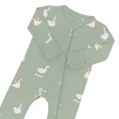 Best Kyte Baby Zippered Romper in Silly Goose