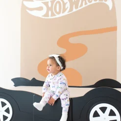 Hot Kyte Baby Zippered Romper in Sparkles and Speed