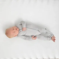 Outlet Kyte Baby Zippered Romper in Storm