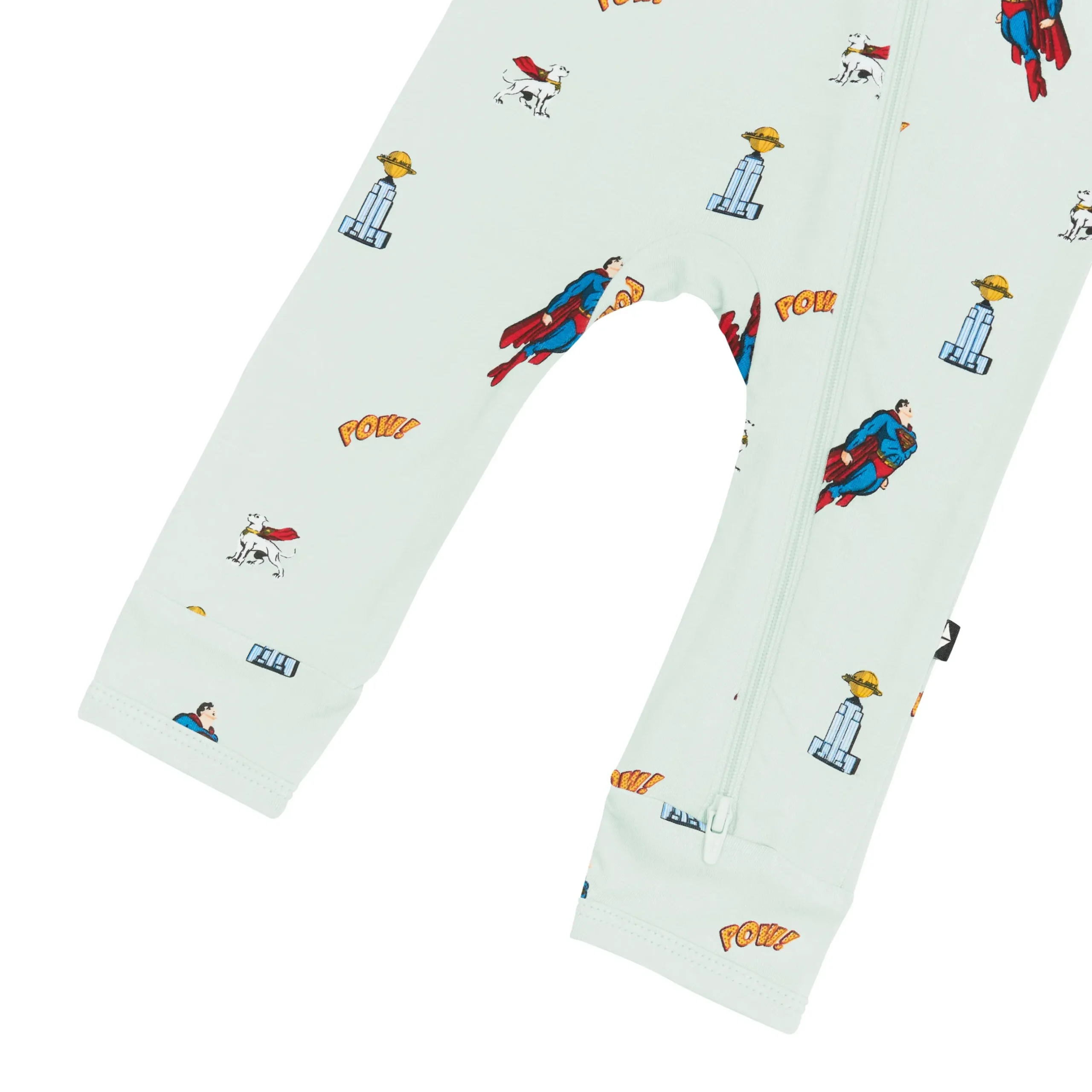 New Kyte Baby Zippered Romper in Superman™