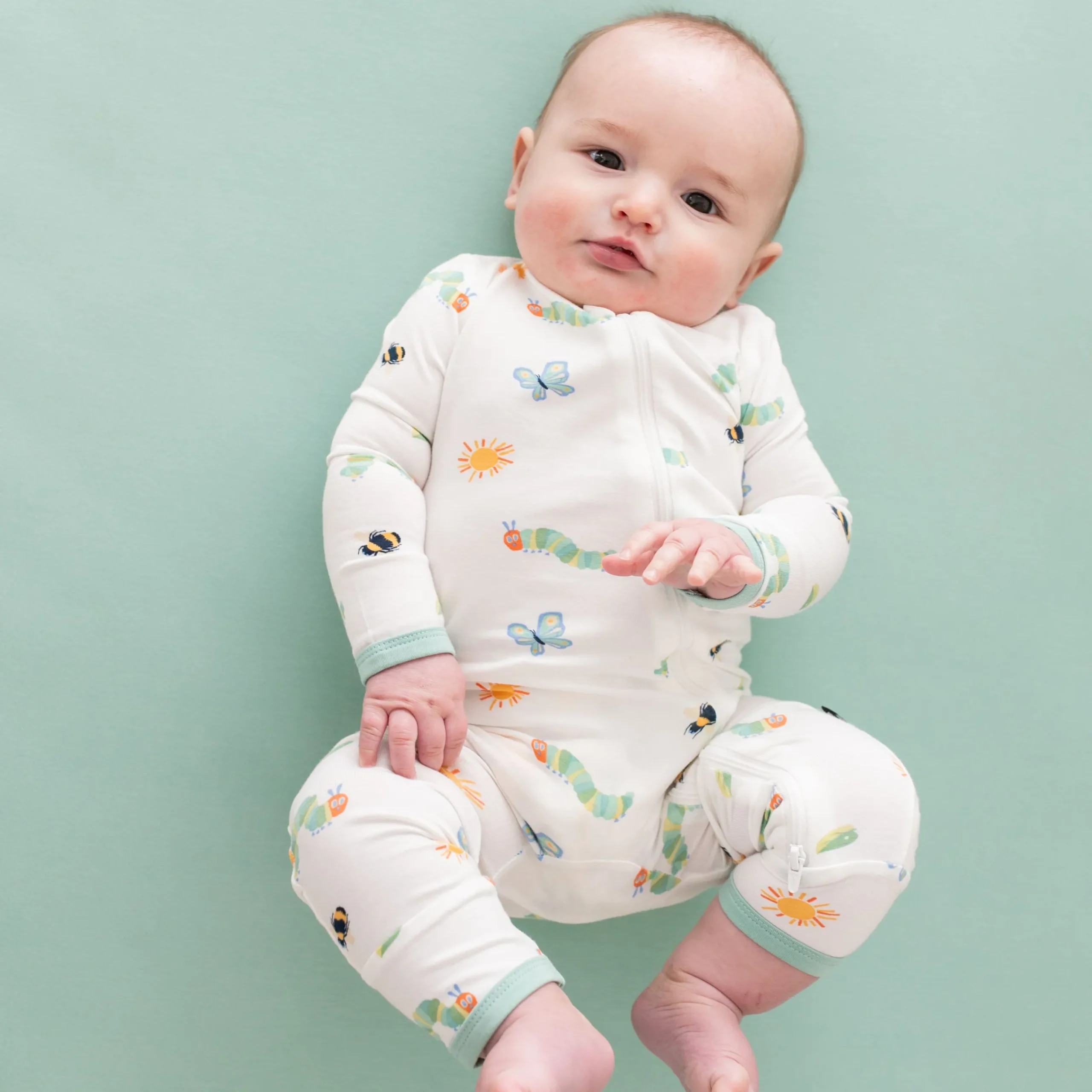 Kyte Baby Zippered Romper in The Very Hungry Caterpillar™ and Friends