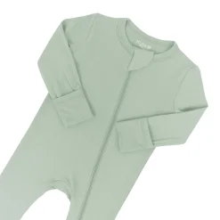 Sale Kyte Baby Zippered Romper in Thyme