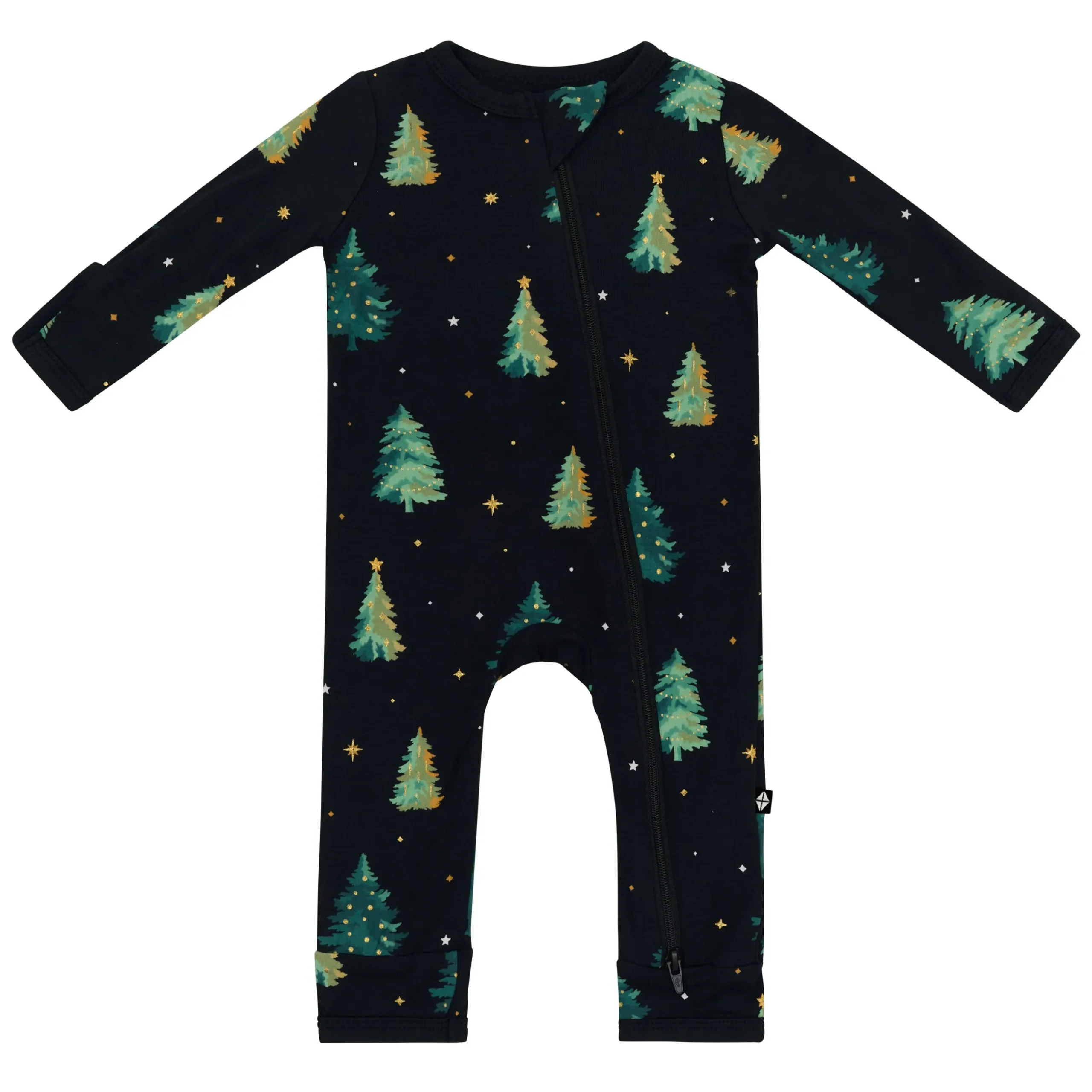 Best Kyte Baby Zippered Romper in Twinkle Tree