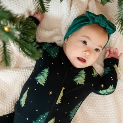 Best Kyte Baby Zippered Romper in Twinkle Tree