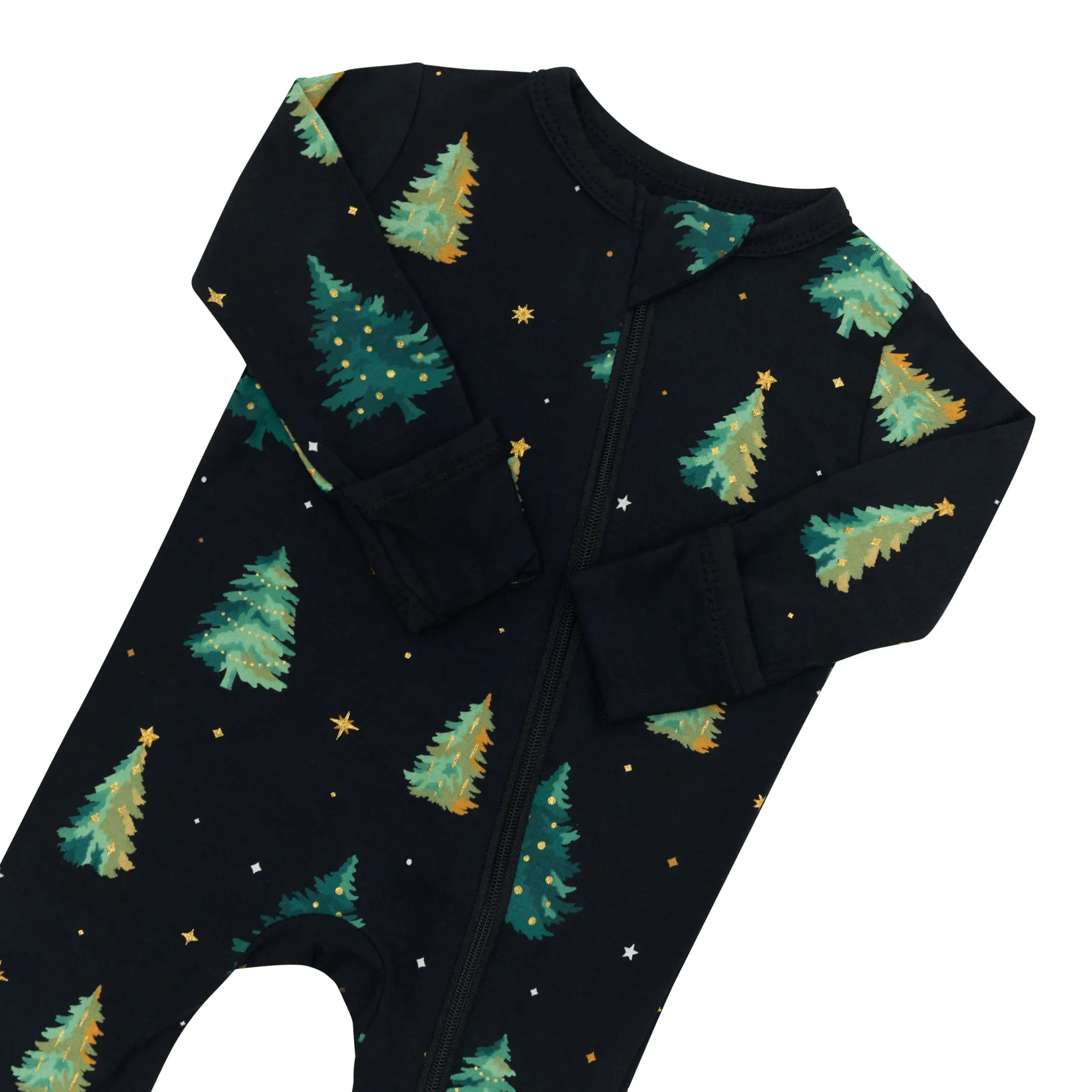Best Kyte Baby Zippered Romper in Twinkle Tree