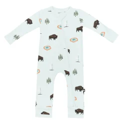 Hot Kyte Baby Zippered Romper in Yellowstone
