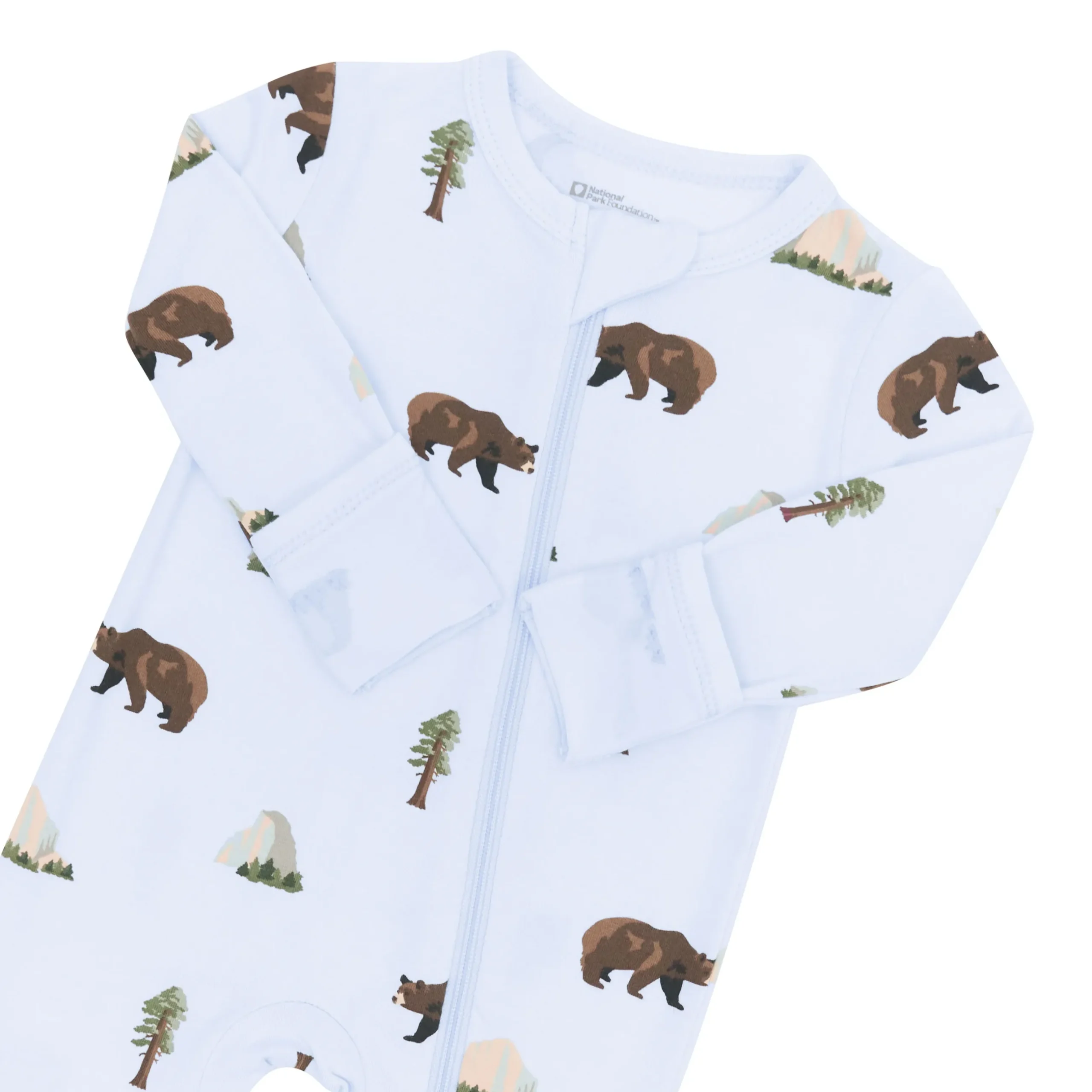 Clearance Kyte Baby Zippered Romper in Yosemite