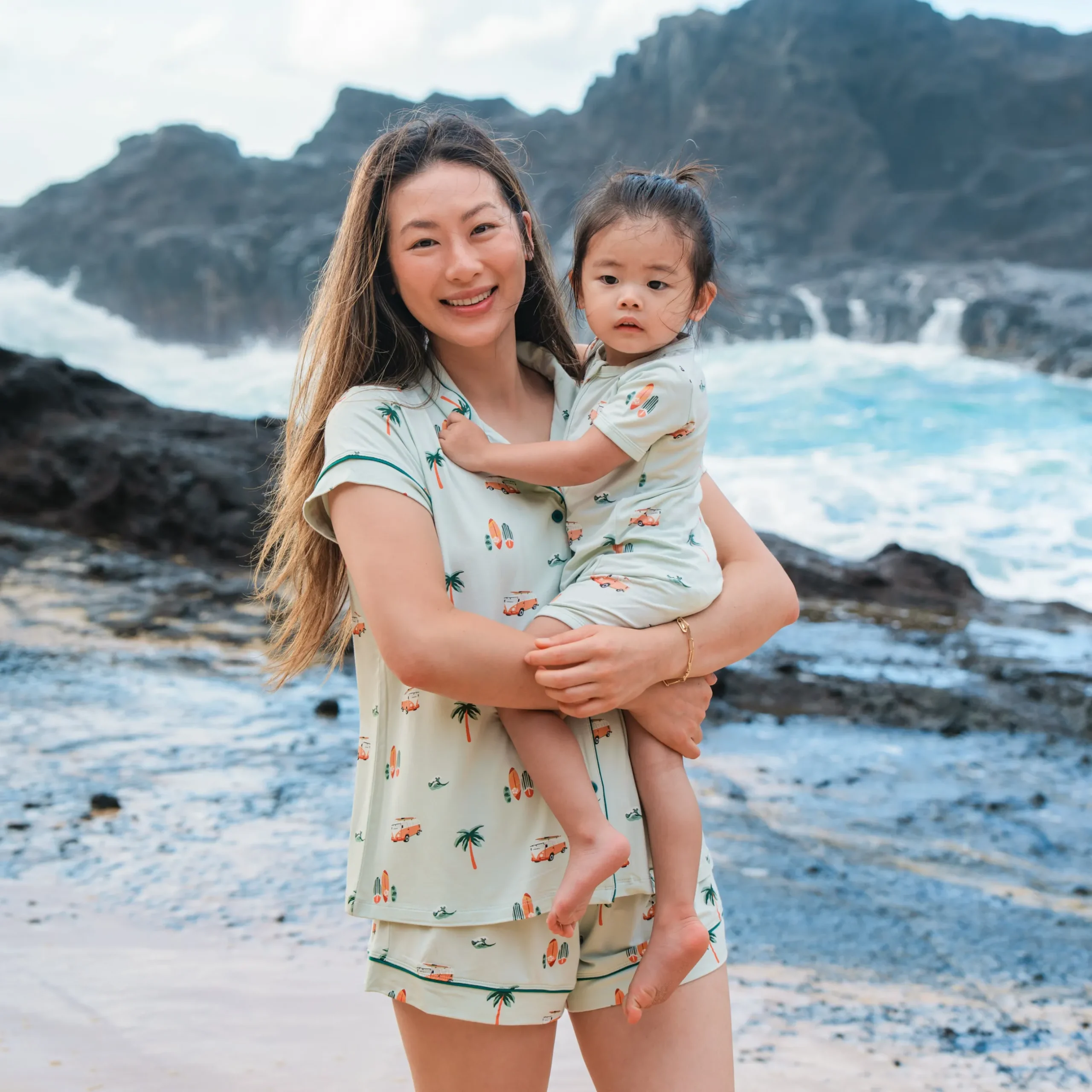 Best Kyte Baby Zippered Shortall Romper in Dew Surf